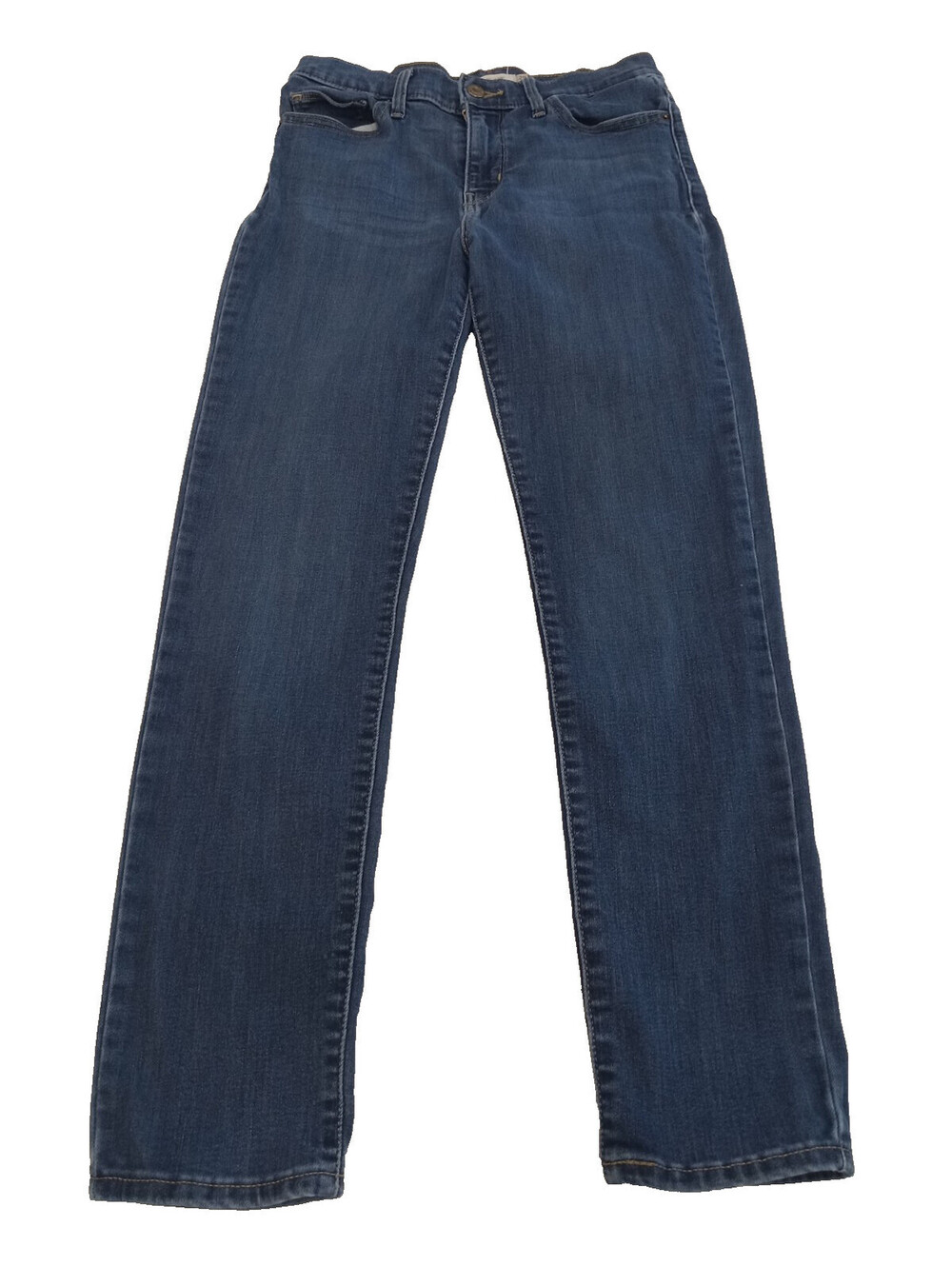 Levis Slimming Skinny Jeans Womens 29 Medium Wash Stretch Blue Denim Ankle W29